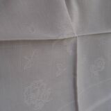 9 cotton napkins damask with flowers 48 x 48 cm