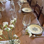 Flat plates Jules Vieillard Bordeaux in ironstone