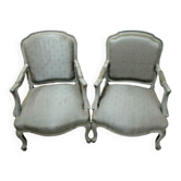 Louis XV style armchairs