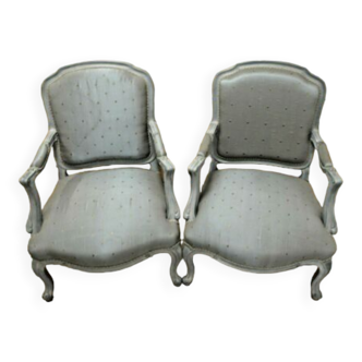 Louis XV style armchairs