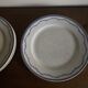 Set of 5 Tournai plates with twig neo-classical design, mid-19th century, ironstone.