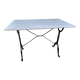 Bistro table in Carrara marble and cast iron, circa 1900.