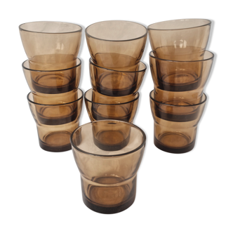Lot de 10 verres Duralex