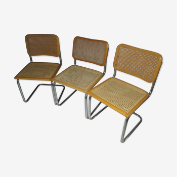 Deux chaises vintage Marcel Breuer Cesca B32 des années 70