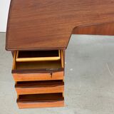 Danish teak Boomerang desk by Peter Løvig Nielsen 1960s