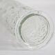 Vintage mid-century transparent Oberglass vase, rock crystal, Austria, 1970s.