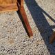Farm table nineteenth century feet spindles 251cm and its 2 benches