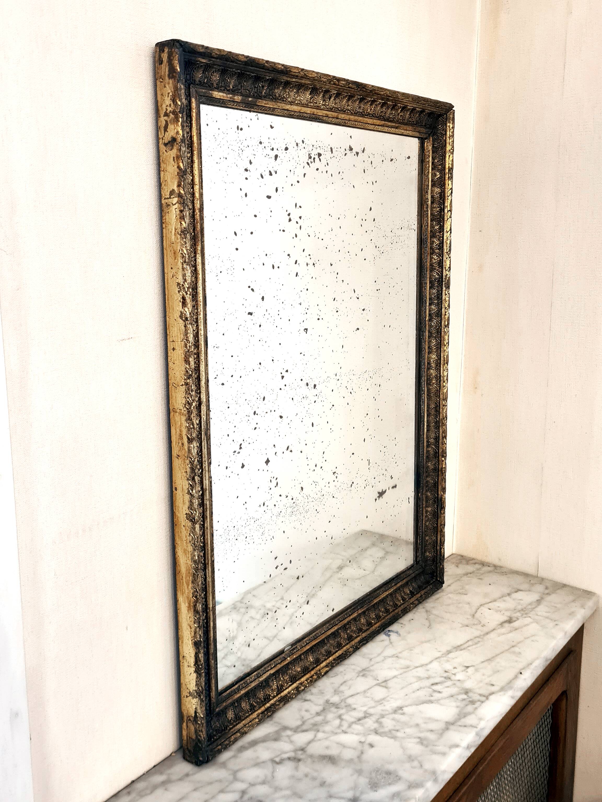 Antique mirror "Honoré" – Palmette decoration