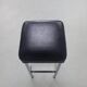 4x Chrome and Leather Bar Stools, 1980s
