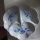 Plate aperitif floral patterns Bernardeau Limoges