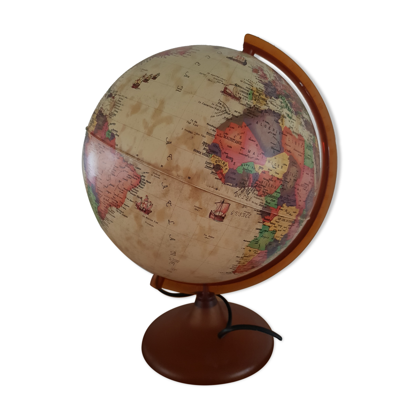 Ancient earth globe ochre