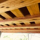 Wooden companion drainer with patina