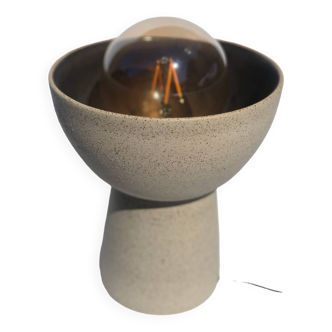 Ceramic stoneware floor lamp