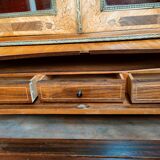 Secretary with marquetry library