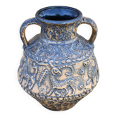 Vintage Jasba ceramic vase, vase with handles, amphora vase