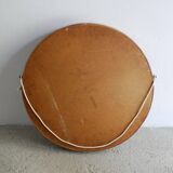 Miroir - Teck - Structure en bois avec laiton - Design italien vintage - Années 60