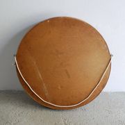 Mirror - Teak - Wooden structure with brass - Vintage Italian design - 1960s