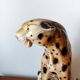 Vintage ceramic leopard, Italy 1970
