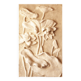 Bas relief fleurs