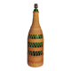 XL bottle lamp foot dressed in rattan 50s