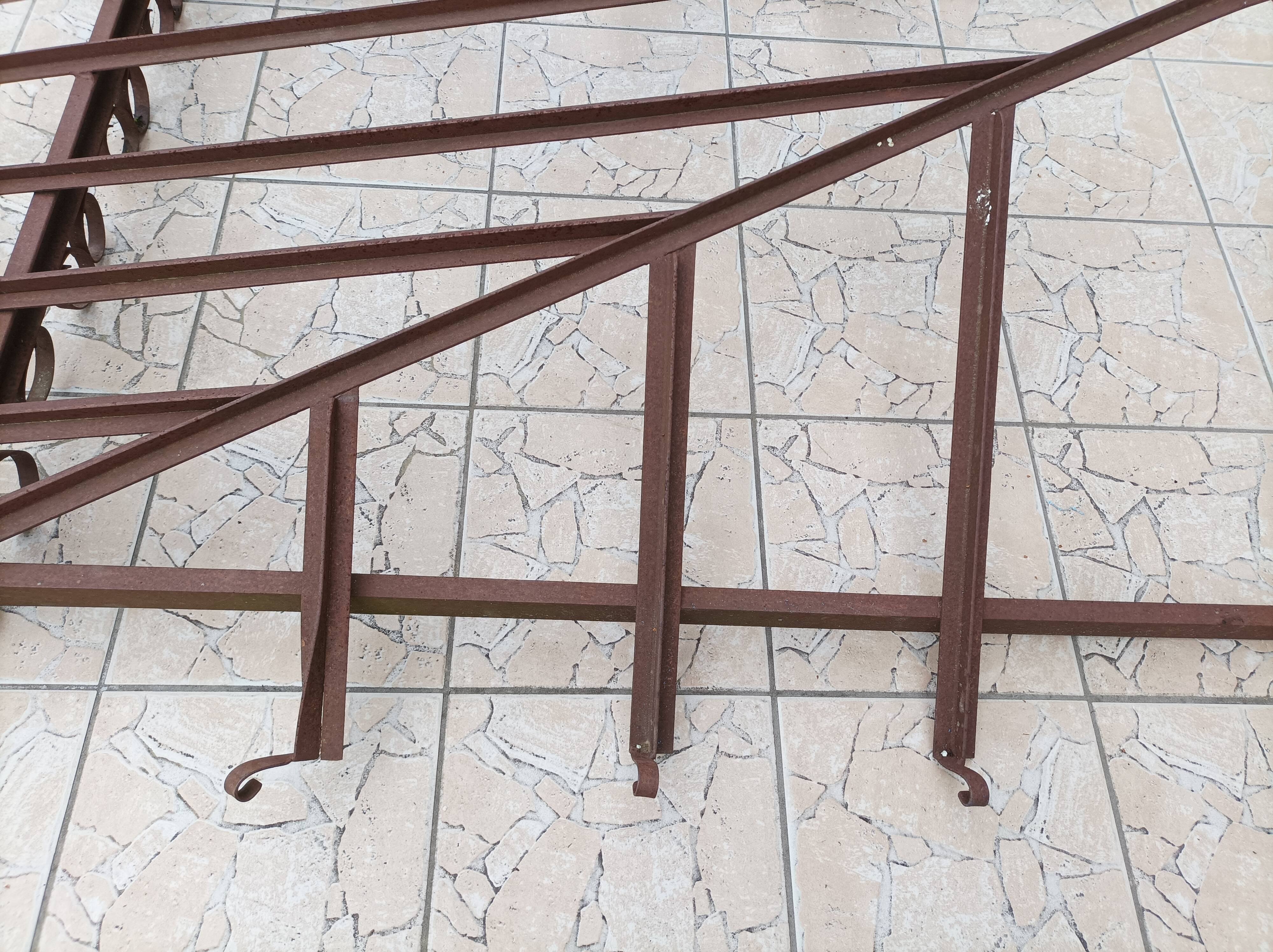 Old wrought iron canopy