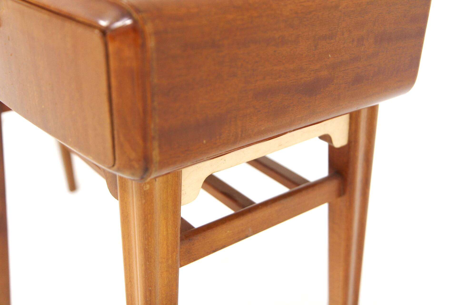 Set of two mahogany bedside tables by Axel Larsson, Sweden, 1960