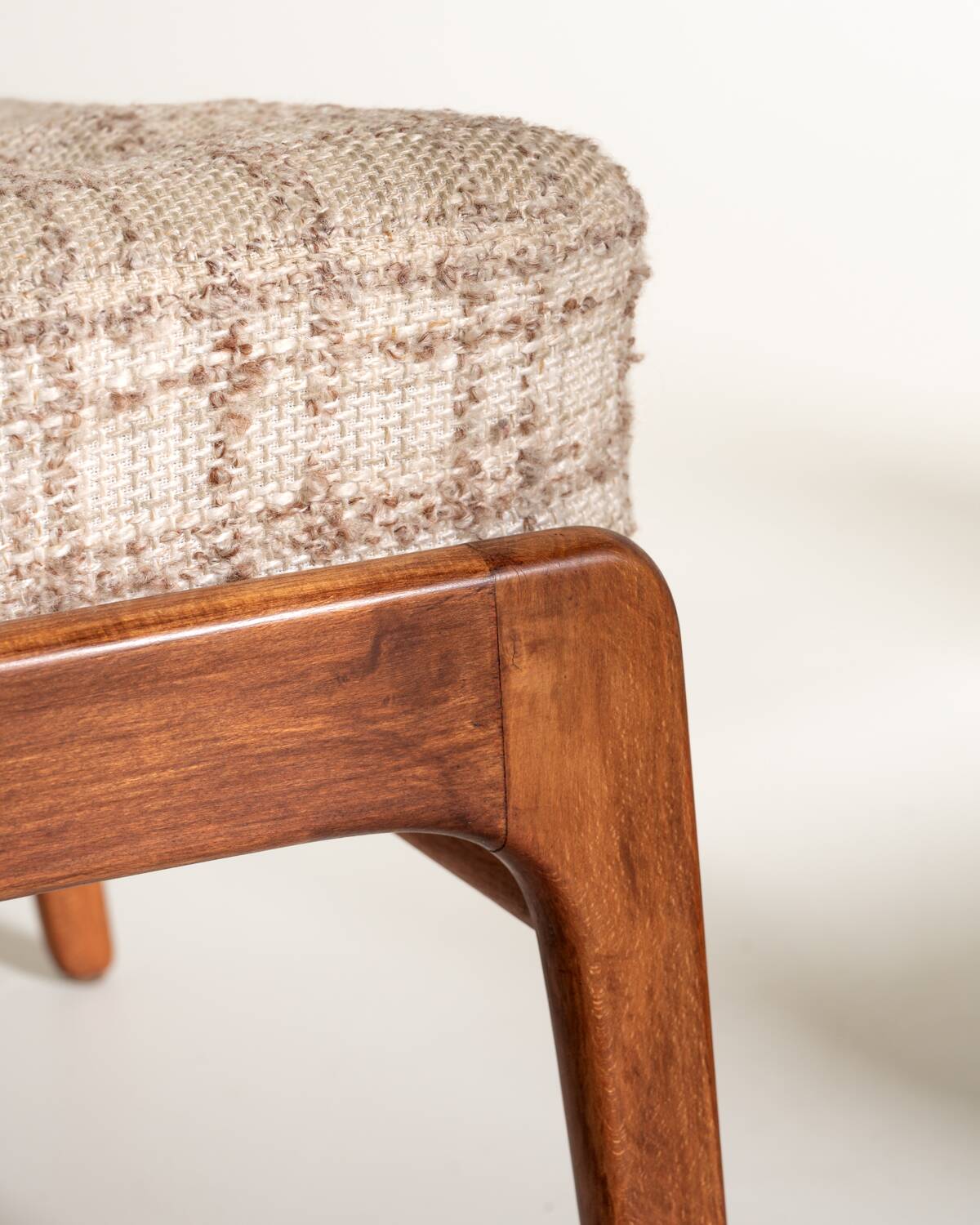 Model 109 Armchair by Ole Wanscher with Footstool, 1950s
