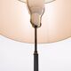 Classic Green Leather rapt floor lamp with shade 1950s France