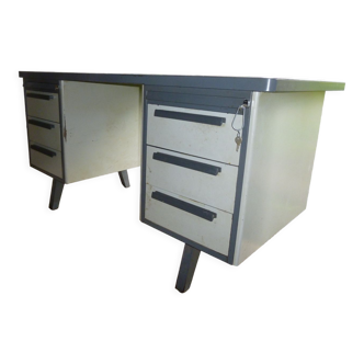 Bureau en acier vintage