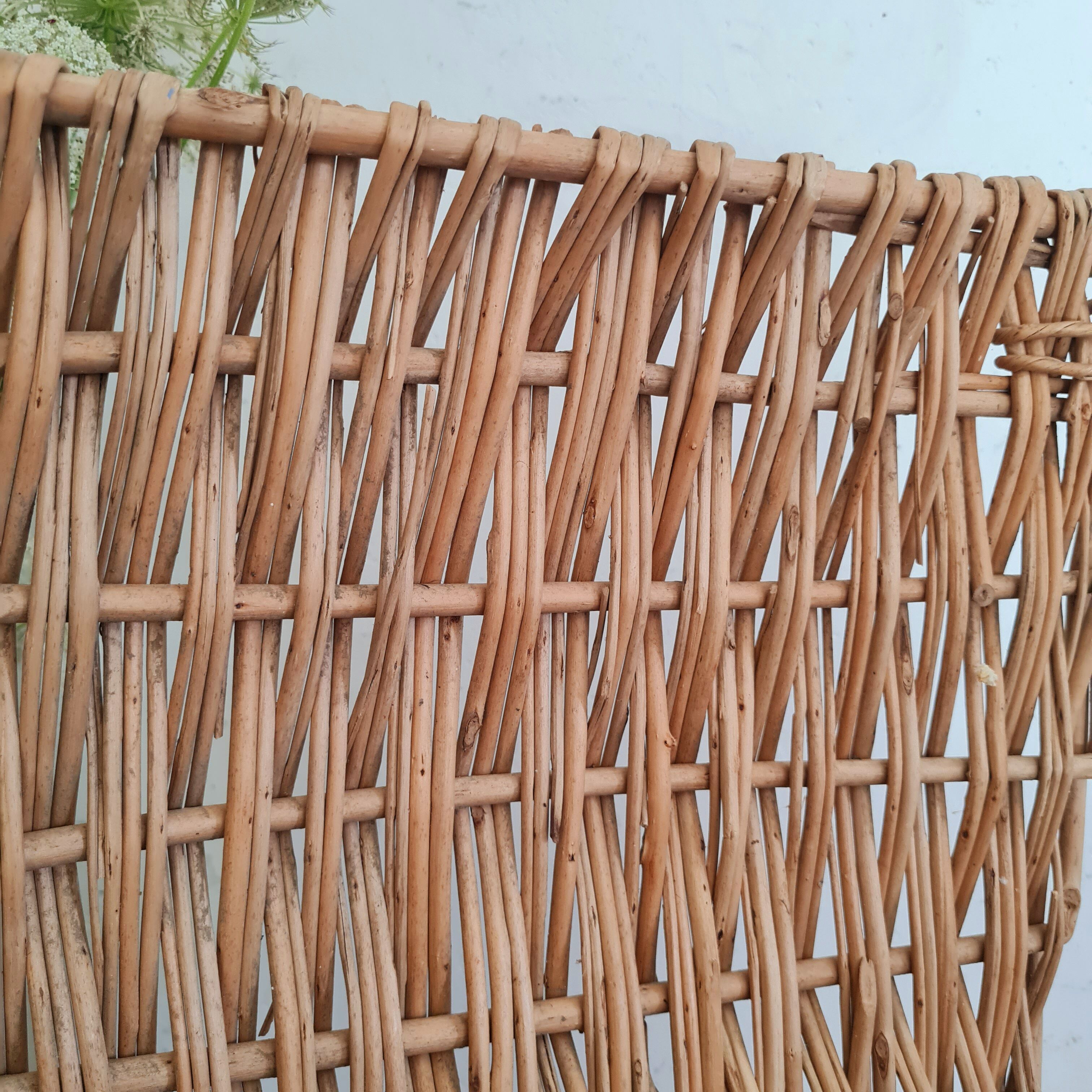 Rattan chest - small old trunk