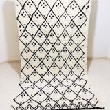 Tapis marocain en laine berbère 253 x 142cm