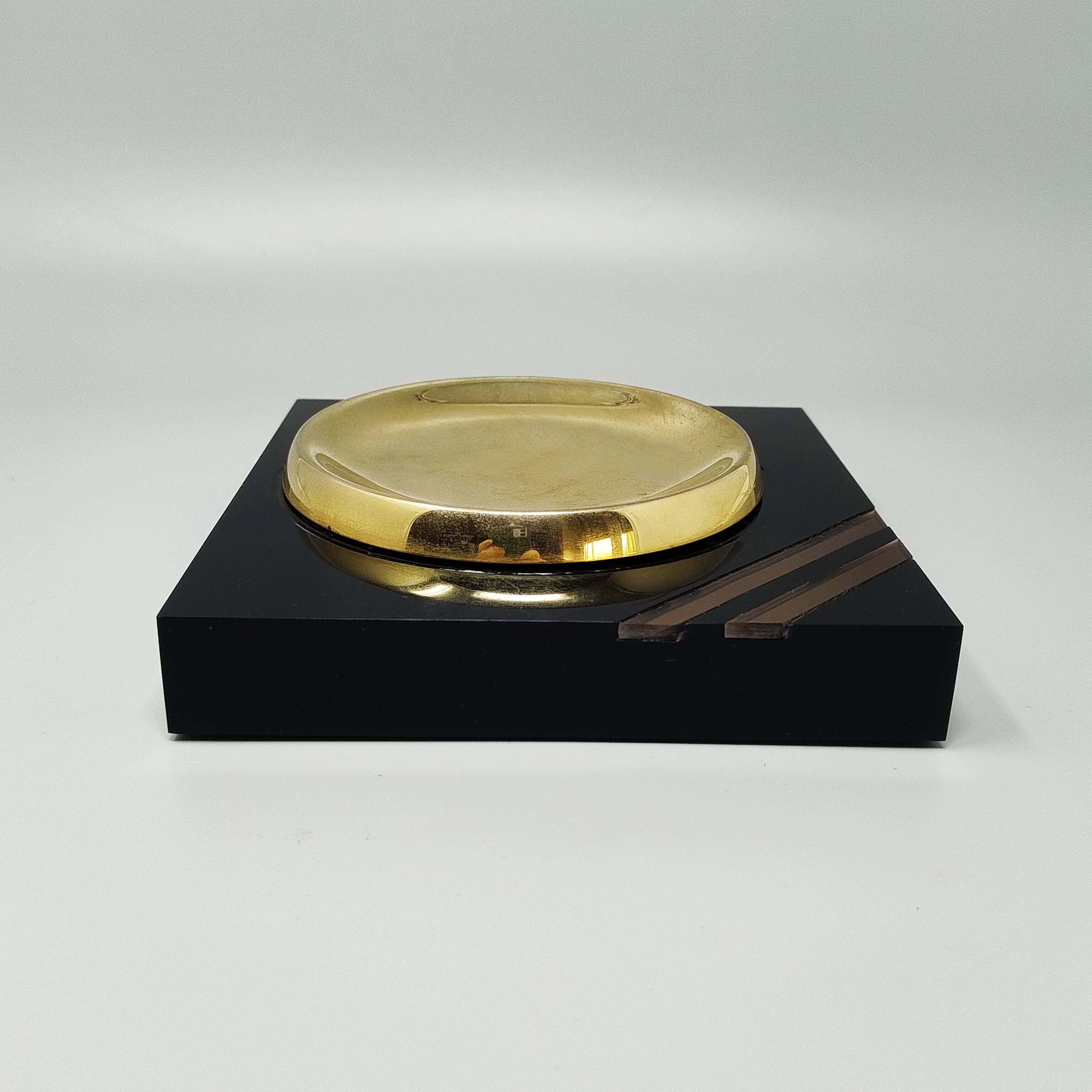 1970s Gorgeous Hollywood Regency Smoking Set. Made in Italy