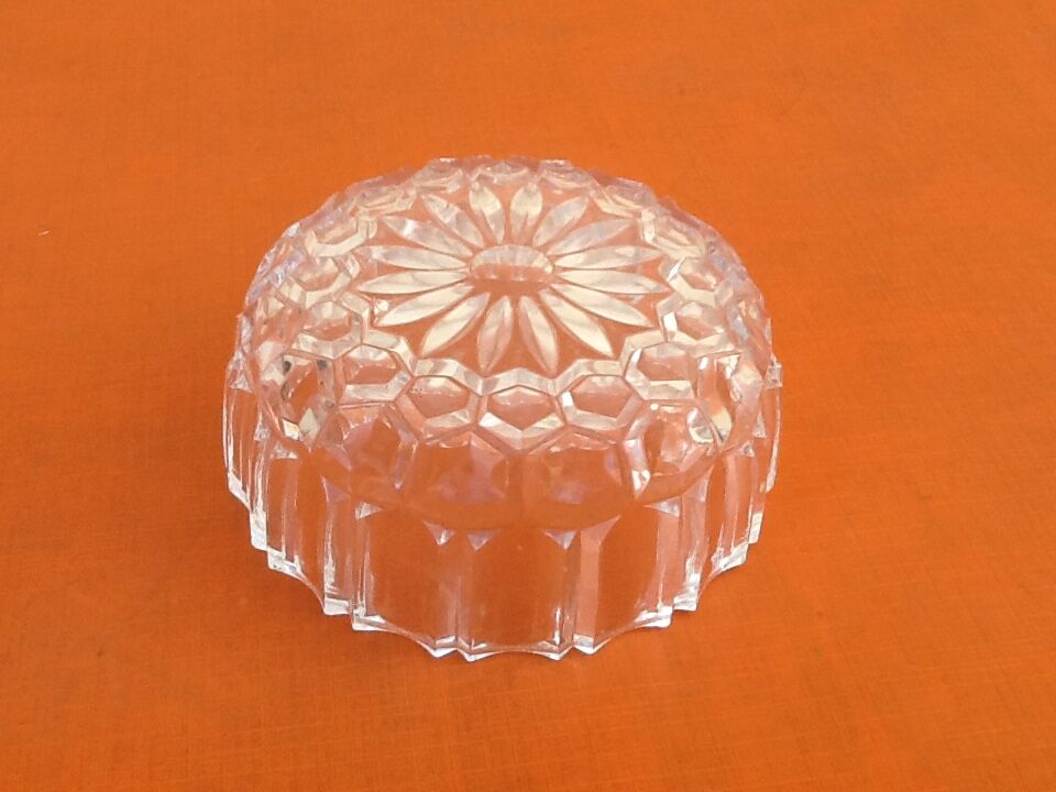 Pair of ramekins crystal d'Arques Paris 1970s
