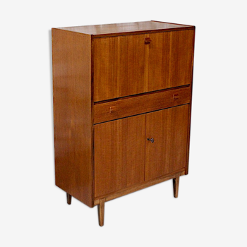 Scandinavian style vintage secretary in teak