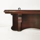 Art Nouveau mahogany shelf, Denmark 1930s.