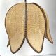 Vintage rattan flower pendant lamp