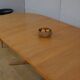 Oval table with 2 extensions baumann vintage central foot