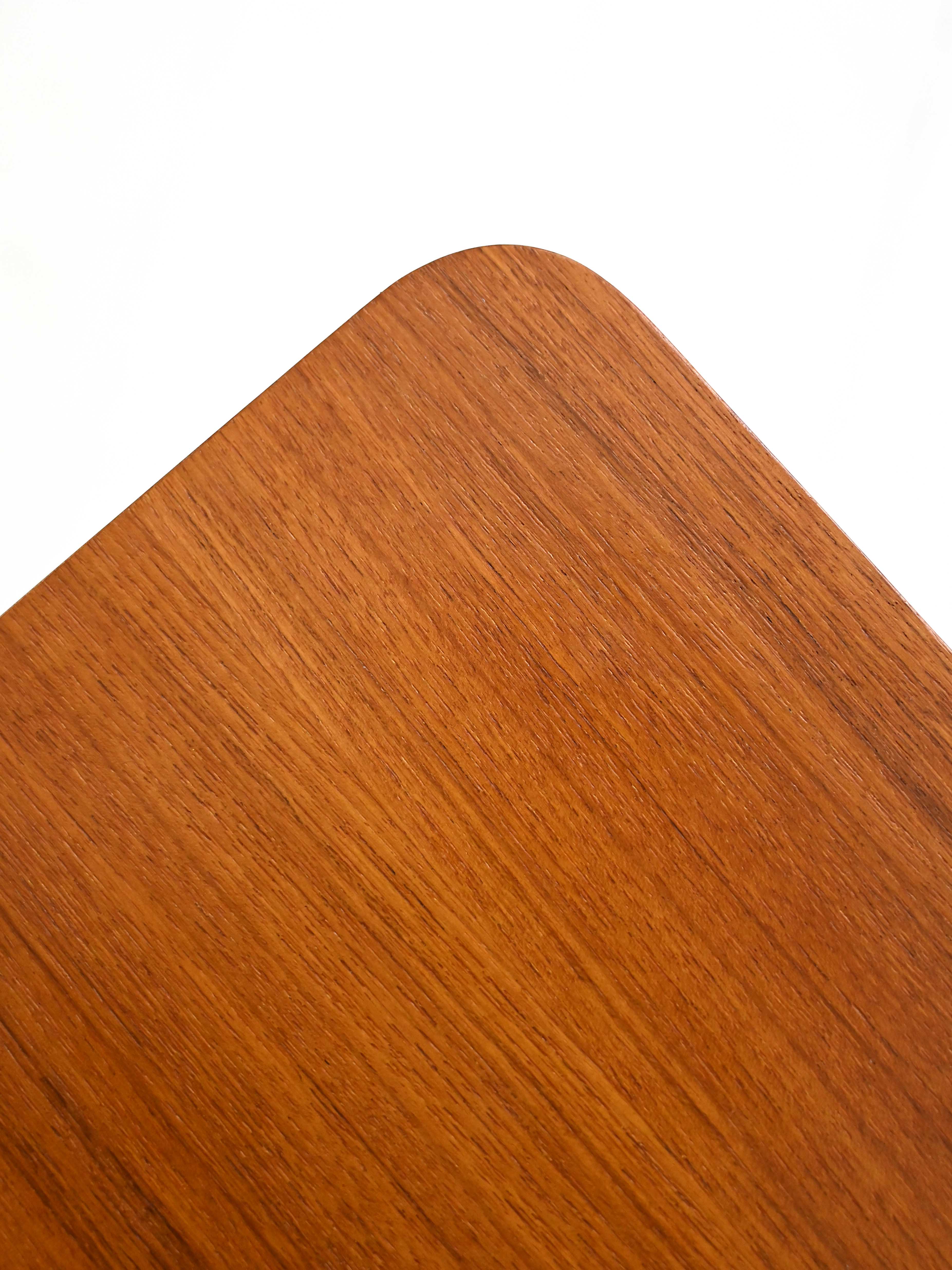 Vintage teak dresser with four drawers