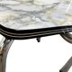 Suite de 4 chaises vintage en formica avec structure chromée