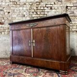 Jacob dit desmalter chest buffet with doors said english mahogany period restoration xix th century