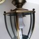 6-sided beveled glass lantern pendant light