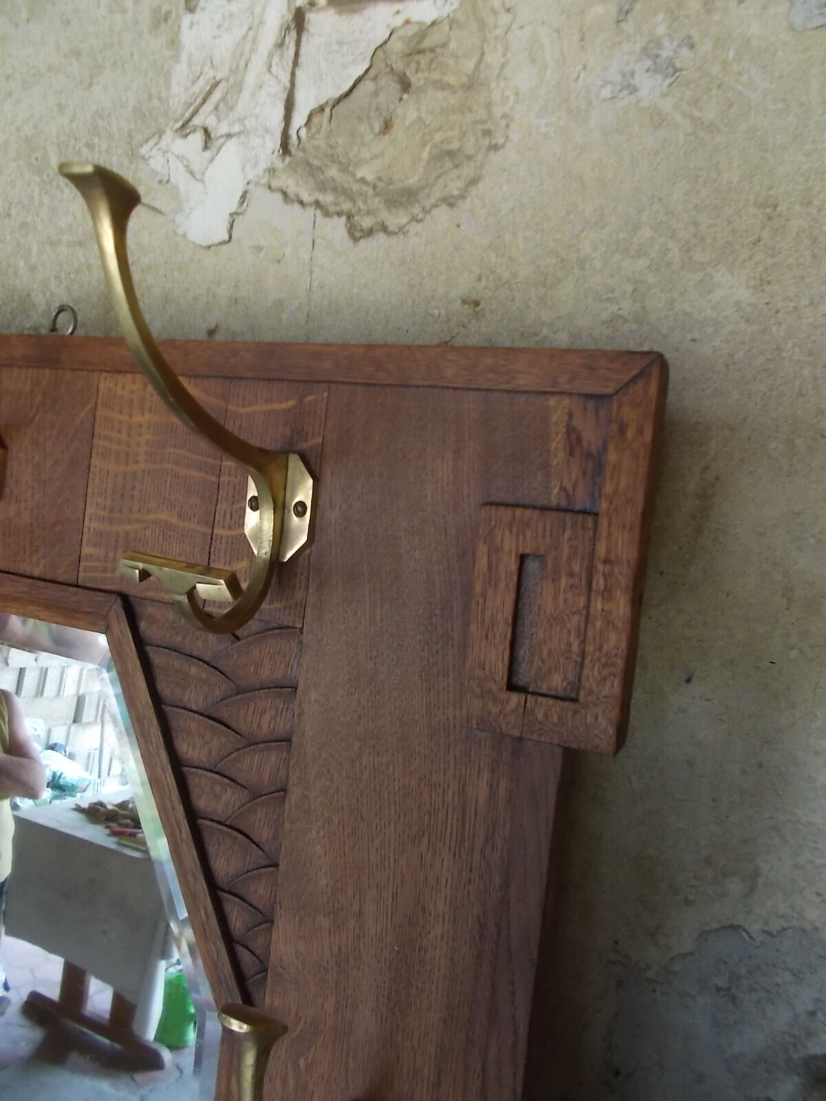 Art Deco coat rack wardrobe