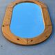 Miroir ovale Suédois en pin design Scandinave des années 80