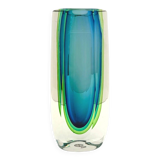 Sommerso Vase - Murano blown glass, Italy 1980