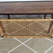 Scandinavian coffee table in rosewood, circa 1950-60.