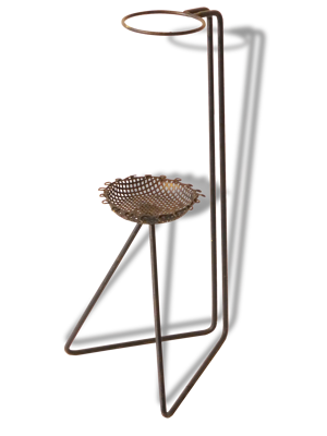Porte-cendrier en métal