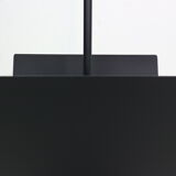 Porada Arredi Black Metal Minimalistic Magazinine Rack, 1980's, Italy