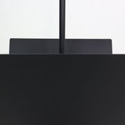 Porada Arredi Black Metal Minimalistic Magazinine Rack, 1980's, Italy