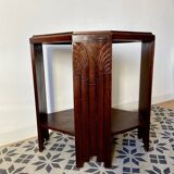Art deco mahogany side table