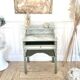Coiffeuse ancienne plateau marbre 